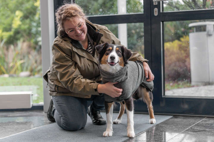 TRIXIE Hunde-Bademantel Frottee